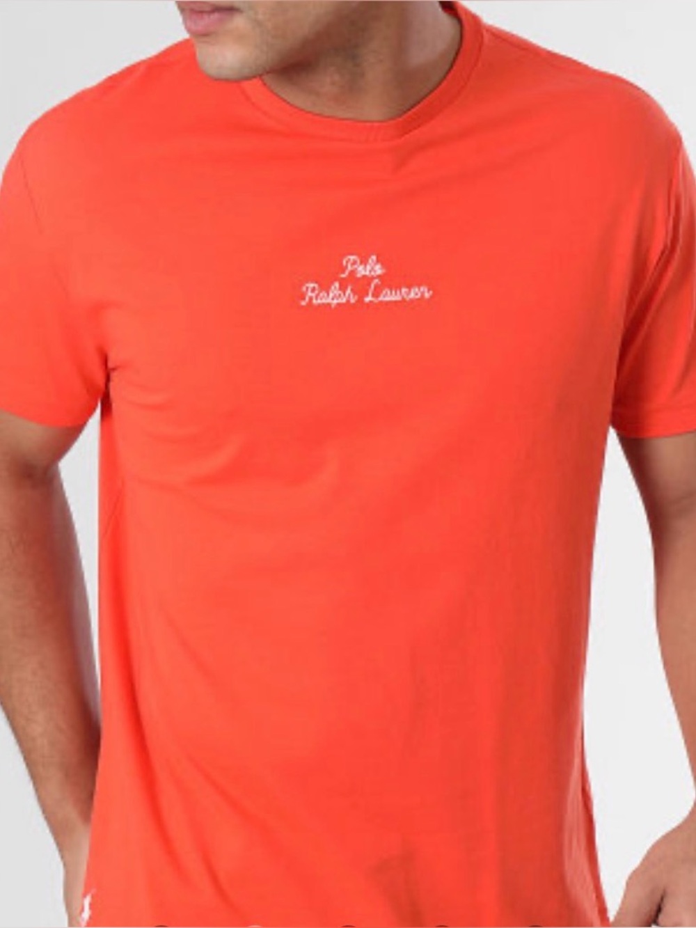 Polo Ralph Lauren - Camiseta Orange Short-Sleeve Crew T-Shirt. Sz L like new - Picture 5 of 13